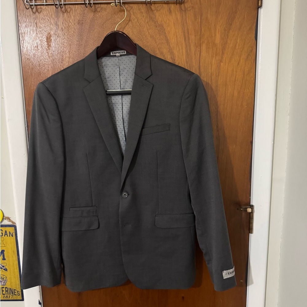 Express Gray Sport Coat Classic Blazer